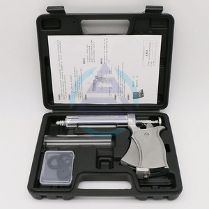 Pistolet seringue réglable 50 ml, automatique, continu, en acier inoxydable, pour la vaccination des bovins, porcs, moutons et animaux d'élevage - Product Image 6