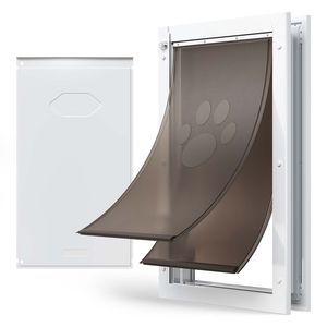 Porte pour animaux XL avec double fermeture magnétique pour chats - Robuste et résistante aux intempéries pour portes intérieures/extérieures Modèle D0100X340NP - Product Image 1