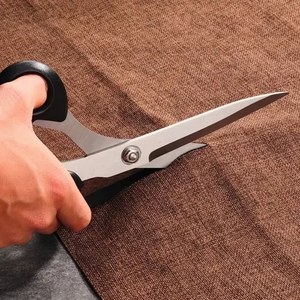 Ciseaux de tailleur en acier inoxydable pliables à long manche, écologiques, outil de coupe professionnel pour la couture de vêtements, les projets d'artisanat et les cheveux - Product Image 6
