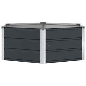 Jardinière en acier anthracite 50,79 x 50,79 x 17,72 po pour pots de fleurs et jardinières - Product Image 2