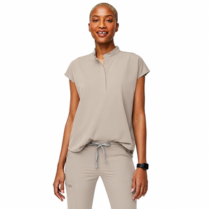 Conjuntos de Uniformes Médicos de Manga Corta de la Mejor Calidad al Por Mayor a Precio de Fábrica, Conjuntos de Uniformes Elásticos para Hombre, Ropa Médica de Secado Rápido - Product Image 1
