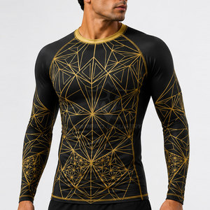 2026 Long Sleeve Rash Guard for Men Lightweight <b>Compression</b> <b>Shirt</b> with Moisture Wicking Stretch Fabric - Product Image 4