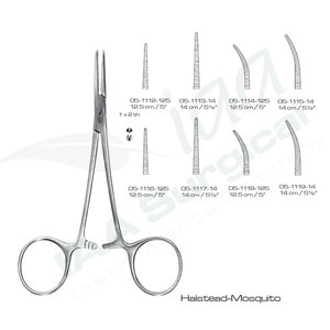 Pince hémostatique Halstead-Mosquito à verrouillage, instrument chirurgical en acier inoxydable de qualité médicale CE ISO, usage manuel en milieu hospitalier - Product Image 6
