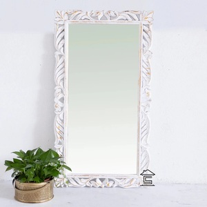 Premium Wooden <b>Wall</b> <b>Mirror</b> Contemporary Full Length Design Luxury Dressing Accent for Modern Interiors - Product Image 5