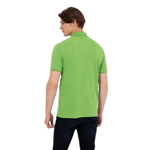 Camiseta de punto con estampado por transferencia térmica para hombre, de secado rápido, poliéster, con logo personalizado, venta al por mayor - Product Image 4