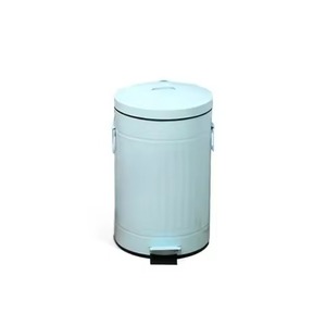 Latest Design Waste Bin In Cylindrical Open Top Simple Style Indoor Outdoor Household Office Use Trash Can - Product Image 5