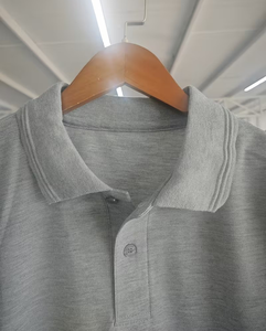 Women's Jersey Polyester/Cotton Quick Dry Breathable Knitted Casual Golf Tennis Workwear Short Sleeve Front Custom Logo Digital - Product Image 4