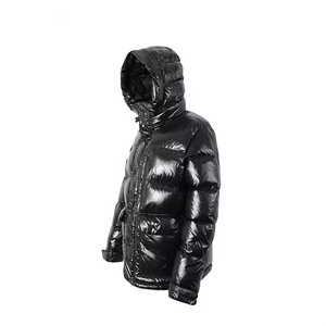 Veste matelassée en toile à capuche pour homme, taille personnalisée, imperméable, coupe-vent, chaude, pour l'hiver, vêtement d'extérieur isolé - Product Image 4