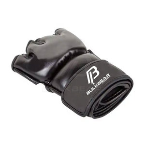 High Performance Leather MMA Gloves with Extra <b>Padding</b> Non-Slip Waterproof Hook and Loop Closure for Gym Training <b>Practice</b> - Product Image 4