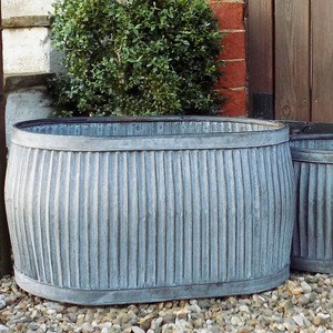 Jardinière en métal brossé, élégante et décorative, pour plantes d'intérieur et d'extérieur, idéale pour la maison, le balcon, le salon, le bureau, décoration - Product Image 4