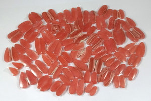 Paire de cabochons en rhodochrosite naturelle certifiée IGI, tailles et formes variées, pierres pour la fabrication de bijoux, prix de gros - Product Image 4