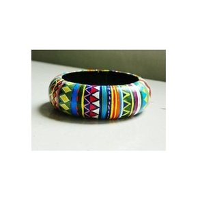 Nuevas pulseras de resina recién llegadas, juego de pulseras de madera personalizables en colores, tamaño personalizado, la mejor calidad, joyería de moda. - Product Image 2