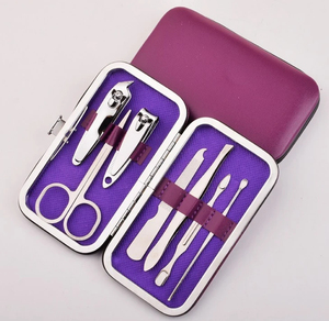 Professional High Quality 7-Piece Manicure Pedicure Set Top Design Beauty Instrument <b>Kit</b> Stainless Steel Customizable <b>Nail</b> Set - Product Image 6