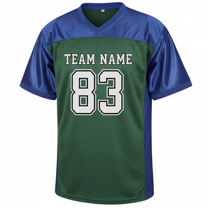 Camiseta de Fútbol Americano Personalizada, Uniforme Deportivo Transpirable, Impresión por Transferencia de Calor, Ropa de Equipo de Alta Calidad, OEM ODM, Venta al Por Mayor, Corta - Product Image 3