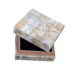 New Traditional Luxurious Quality Premium Mother Of Pearl MDF Bone Inlay Box With Square Shape Use For Jewelry Storage Gift Item - Product Image 1