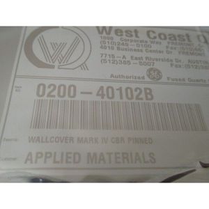 AMAT 0200-40102 Wallcover Mark IV CBR Pinned - อุปกรณ์และอะไหล่เซมิคอนดักเตอร์ระดับโลกที่เชื่อถือได้ - Product Image 3