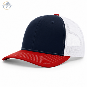 Gorra Trucker de Malla de 6 Paneles Personalizada al por Mayor OEM ODM, Transpirable, de Algodón y Poliéster, para Deportes al Aire Libre, con Cierre Ajustable, Directo de Fabricante - Product Image 1