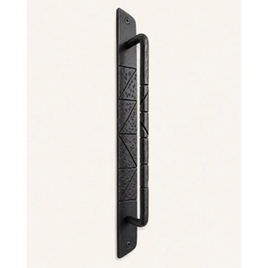 Poignée de porte en métal durable, finition noire, pour portes et fenêtres, usage domestique, hôtelier, villas, poignée de tirage pour portail, poignée de porte - Product Image 2