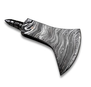 Cabeza de Hacha Vikinga de Acero de Damasco con Logotipo Personalizado, Hecha a Mano, de Alta Calidad, Proveedores Mayoristas - Product Image 3