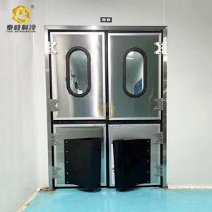 Taiqi in acciaio inox Anti-collisione doppia apertura del traffico porta per supermercato sala camera da letto uso esterno di celle frigorifere - Product Image 4