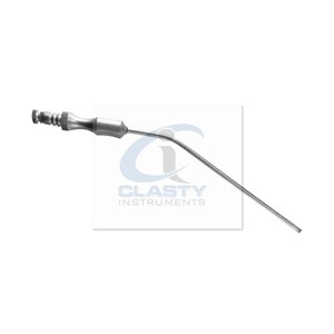 Tube d'aspiration ORL Zoellner de qualité médicale, instrument chirurgical personnalisé en acier inoxydable pour l'élimination du cérumen, alimentation manuelle - Product Image 4