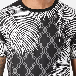 T-shirt pour homme fabriqué au Pakistan, nouvelle collection 2025, haute qualité, 100% coton, couleur unie, décontracté, respirant, séchage rapide, coupe classique - Product Image 3