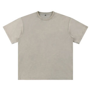 เสื้อยืดผู้ชายทรงบ็อกซี่ ผ้าคอตตอนเนื้อหนัก 230gsm คุณภาพสูง สไตล์สตรีท สปอร์ต แห้งเร็ว ซักแบบสโนว์วอช  พร้อมสกรีน PP - Product Image 1