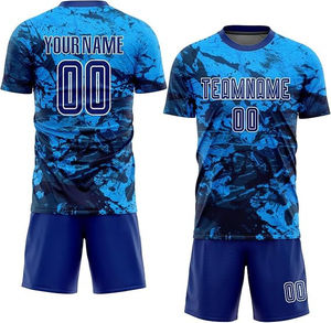 เสื้อฟุตบอลแขนสั้นผ้าสแปนเด็กซ์/คอตตอน พรีเมียม ป้องกันแบคทีเรีย สำหรับกีฬา ออกกำลังกาย  รับสกรีนโลโก้ สำหรับการฝึกซ้อมและการแข่งขัน - Product Image 4