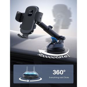 Soporte para Teléfono de Coche de Máxima Resistencia con Rotación de 360 Grados, Liberación Rápida y Ajustable - Product Image 5