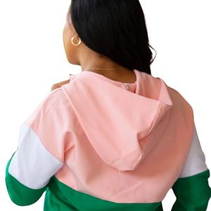 Conjunto Deportivo AKA para Mujer, Dos Piezas, Sudadera con Bloques de Color y Pantalones Jogger, Ropa Deportiva Casual Premium, Conjunto Elegante - Product Image 3