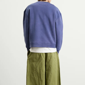 Sweat-shirts en molleton tricoté respirant et écologique, 100% coton, col rond, personnalisés pour hommes, impression numérique, fabrication OEM, hiver - Product Image 3