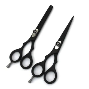 Factory Supply High-quality Professional Hair Scissor <b>Set</b> With Swivel Thumb <b>Barber</b> Scissor Kit Rubber Handle Scissors - Product Image 5