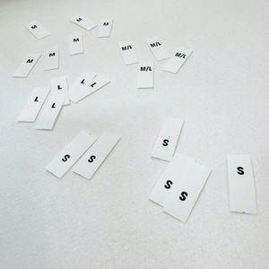 ผ้าซาตินผ้าคอตตอนเนื้อนุ่มสีขาวพิมพ์ฉลากบนเสื้อผ้าเป็นมิตรกับสิ่งแวดล้อมออกแบบได้ตามต้องการสำหรับซักป้ายและเสื้อผ้า - Product Image 6