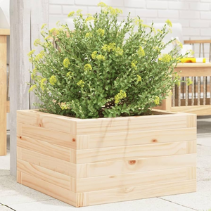 Maceta de madera para plantas, personalizada de fábrica, maceta de madera natural para jardín, decoración exterior. - Product Image 5
