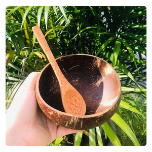 SPECIAL OFFER HANDCRAFTED <b>COCONUT</b> <b>SHELL</b> BOWL NATURAL FOOD SAFE KITCHEN BOWL - Product Image 3