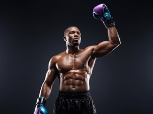 Gants de boxe en cuir véritable Dumela International Vert Rouge Blanc 6oz-16oz Équipement d'entraînement - Product Image 5