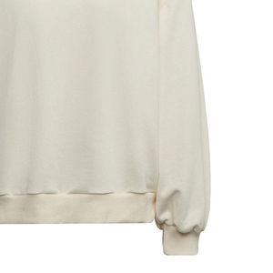 Sweat-shirt en molleton 100 % coton pour femme, uni, manches longues, anti-plis, pull d'hiver, OEM ODM - Product Image 6