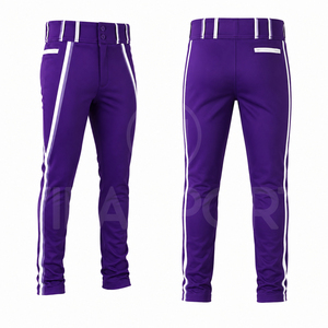 Breathable <b>Baseball</b> Team Pants Premium Custom <b>Baseball</b> Apparel Moisture Absorbing Athletic Uniform Trousers Supplier - Product Image 5