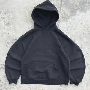 Sweat à capuche basique pour homme en molleton de coton avec poche kangourou, capuche réglable, style décontracté streetwear, idéal pour le quotidien - Product Image 4