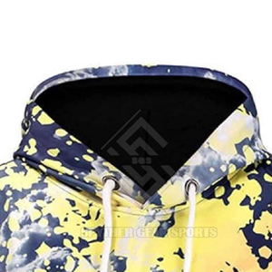 Hot Sale Men's Winter Solid Hooded Loose Fit Fleece Sublimation Hoodies-Breathable Eco-Friendly Custom Colors & Designs - Product Image 2