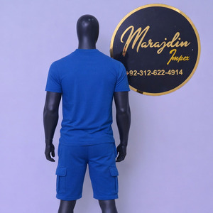 Novedades de Verano, Conjunto de Camiseta y Pantalones Cortos para Hombre, Estampado, Transpirable, de 2 Piezas, Informal, Personalizado, de Poliéster de Secado Rápido - Product Image 6