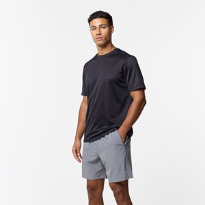 Ensemble de t-shirts et shorts unisexes personnalisés avec logo, shorts et t-shirt surdimensionnés pour hommes, deux pièces - Product Image 1