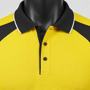 Chemise unisexe d'été à manches courtes en coton tricoté, imprimée sur mesure, anti-plis, respirante, élégante, avec col et poche - Product Image 4