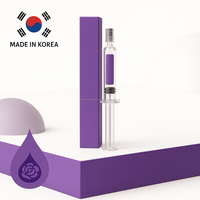 Ampoule hydratante coréenne OEM ODM au champignon Himematsutake 4,5 ml – Sérum éclat végétalien hydratation intense avec estampage doré pour le visage