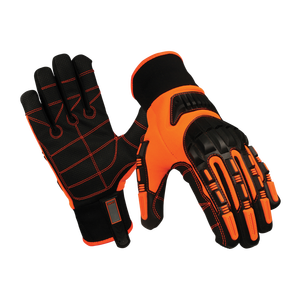 ถุงมือช่างหนังสังเคราะห์ XL ยางนีโอพรีนยางนีโอพรีนทนความร้อนซับแรงกระแทกผ้าอะรามิดยางระบายอากาศบริการอาหาร - Product Image 1