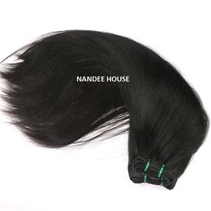 Extensiones de cabello ondulado de cuerpo indio de templo virgen crudo de un solo donante, frontales de encaje a juego rizados naturales rectos sedosos de alto grado - Product Image 6