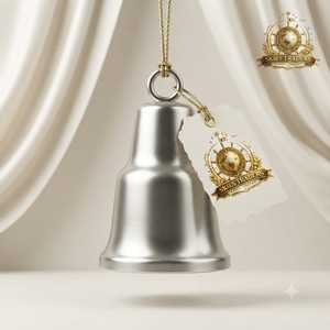 Campana Colgante de Latón con Cadena Larga, Campanilla de Viento Estilo Vintage, Campana de Puerta de Metal Artesanal, Adorno para el Hogar, Regalo de Boda, Proveedor Mayorista - Product Image 5