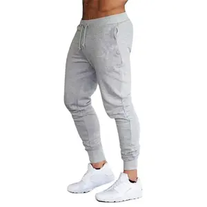Wholesale Custom Men Dark <b>Grey</b> <b>Skinny</b> Fit Smart <b>Joggers</b> Jersey Fabric Side slip Pockets Casual Pants - Product Image 4
