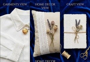 Hot Sale Premium White Polyester Floral <b>Lace</b> Trim – Durable Decorative Border for Apparel & Home Textiles - Product Image 5