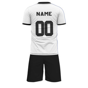 เสื้อฟุตบอลแบบซับลิเมชั่นสั่งทำพิเศษ OEM เสื้อฟุตบอลส่วนตัว ระบายอากาศ แห้งเร็ว ชุดยูนิฟอร์มทีม สำหรับผู้ชาย พร้อมขั้นต่ำในการสั่งซื้อน้อย - Product Image 5